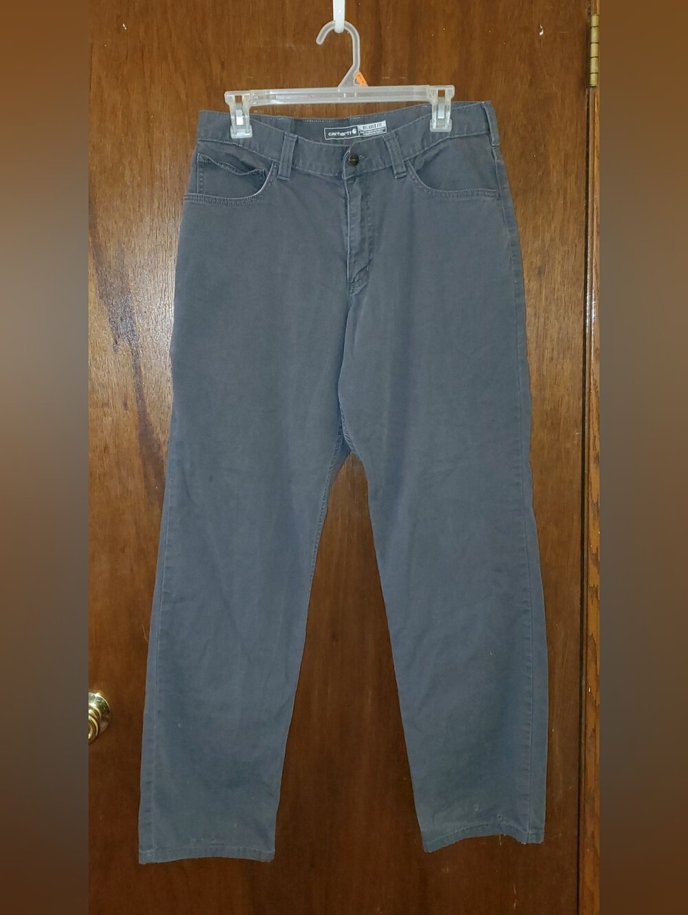 Carhartt Dark Gray Relaxed Fit Pants Jeans Sz 32x32 DEFECT